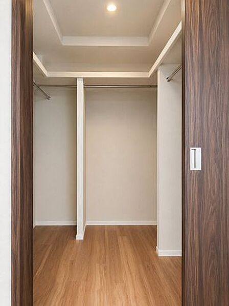◆全居室収納♪◆ウォークインクローゼットありで収納家具要らず※AI加工画像につき、一部現況と異なります。