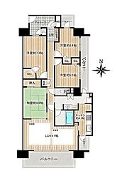 エムズシティ一宮東棟 4LDKの間取図画像