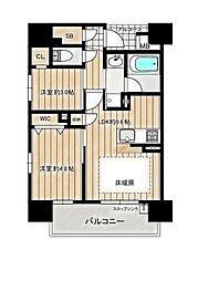 プレサンスロジェ高岳東桜 2LDKの間取図画像