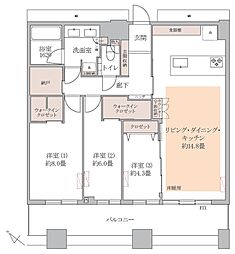 間取図画像 3LDK