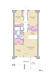 間取図画像 3LDK