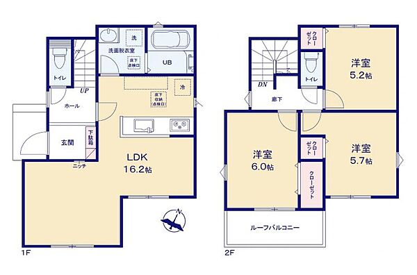 間取りを拡大表示