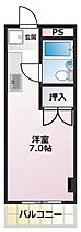 梅田ビル 406 ｜ 愛知県豊橋市花田町字野黒41-1（賃貸マンション1K・4階・19.87㎡） その2