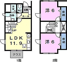 クレストール彩 102 ｜ 愛知県蒲郡市三谷北通6丁目45（賃貸アパート2LDK・1階・58.17㎡） その2