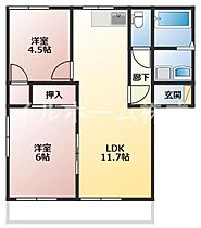 ねむの木タウンＢ 102 ｜ 愛知県豊川市上野3丁目15-2（賃貸アパート2LDK・1階・54.81㎡） その2