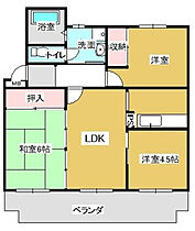 ハイツ仲六 503 ｜ 愛知県豊橋市東脇1丁目3-10（賃貸マンション3LDK・4階・64.01㎡） その2