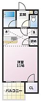 セザンヌ松井 105 ｜ 愛知県豊橋市松井町字南新切7-2（賃貸アパート1R・1階・25.77㎡） その2