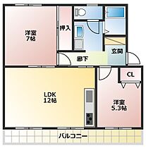 メゾン梨野 302 ｜ 愛知県豊川市御津町西方梨野11-1（賃貸マンション2LDK・3階・58.68㎡） その2