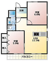 アネシスE 102 ｜ 愛知県豊橋市上野町字上ノ山21-8（賃貸アパート2LDK・1階・52.28㎡） その2