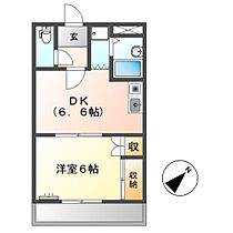 スカイウィング草間  ｜ 愛知県豊橋市草間町字郷西（賃貸マンション1DK・3階・30.74㎡） その2