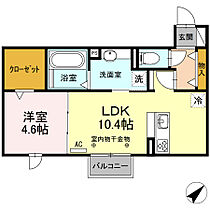 アスター若宮Ｂ 203 ｜ 愛知県豊橋市下地町字若宮23（賃貸アパート1LDK・2階・41.01㎡） その2