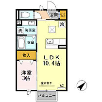 Ｓｕｎ　Ｂｅｌｌｅｊoｕｒ 203 ｜ 愛知県豊橋市下地町字門60-3（賃貸アパート1LDK・2階・33.62㎡） その2