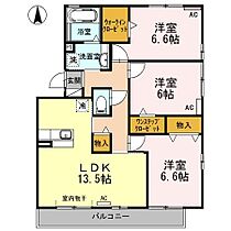 ファームヴィレッジ二番館 301 ｜ 愛知県豊橋市三ツ相町148番（賃貸アパート3LDK・3階・76.70㎡） その2