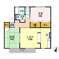 ヴィラ・ロワイヤル壱番館 201 ｜ 愛知県豊川市下長山町北側66（賃貸アパート2LDK・2階・55.44㎡） その2