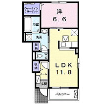 ラメール　Ｂ 103 ｜ 愛知県豊川市桜町2丁目5-24（賃貸アパート1LDK・1階・48.35㎡） その2