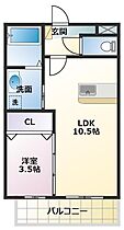 カーサハナブサ 205 ｜ 愛知県豊橋市南小池町171-2（賃貸マンション1LDK・2階・33.75㎡） その2