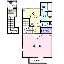 ファインハイツ北山 203 ｜ 愛知県豊橋市大岩町字北山365番地1（賃貸アパート1K・2階・37.70㎡） その2