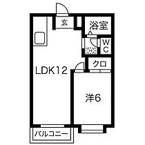 エルディム藤 203 ｜ 愛知県豊橋市下地町字柳目30-1（賃貸アパート1LDK・2階・39.74㎡） その2