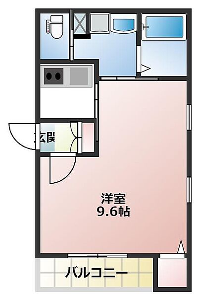 Cuore Ricco 203｜愛知県豊川市国府町豊成(賃貸アパート1K・2階・28.07㎡)の写真 その2