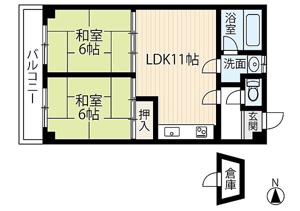 間取りを拡大表示