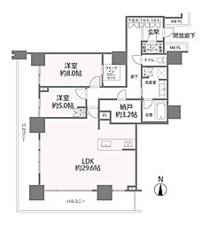 間取図画像 2SDK
