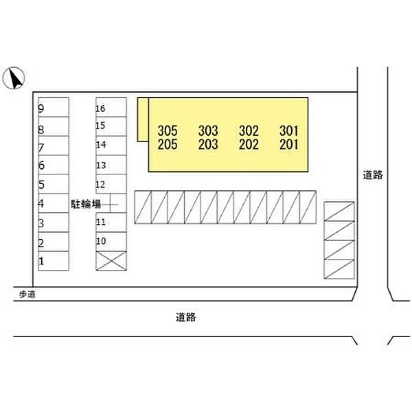 デミュールクワダ 302｜広島県福山市多治米町5丁目(賃貸アパート3LDK・3階・63.94㎡)の写真 その2