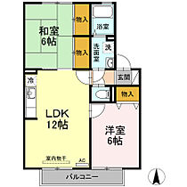 サンコート橋塚 203 ｜ 広島県福山市松永町3丁目8-15（賃貸アパート2LDK・2階・53.48㎡） その2