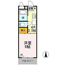 グランドキャッスル橋塚 303 ｜ 広島県尾道市新浜2丁目6-20（賃貸アパート1K・1階・21.50㎡） その2