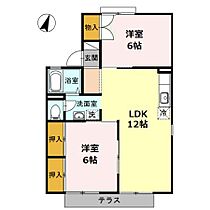 エンデバーみのかみ　Ａ 102 ｜ 広島県尾道市高須町4779-14（賃貸アパート2LDK・1階・53.68㎡） その2