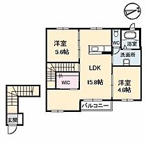 シャーメゾン天野 203 ｜ 広島県尾道市吉浦町3-10（賃貸アパート2LDK・2階・63.93㎡） その2