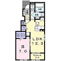 グランフォレスト 101 ｜ 広島県府中市中須町828番地1（賃貸アパート1LDK・1階・50.42㎡） その2