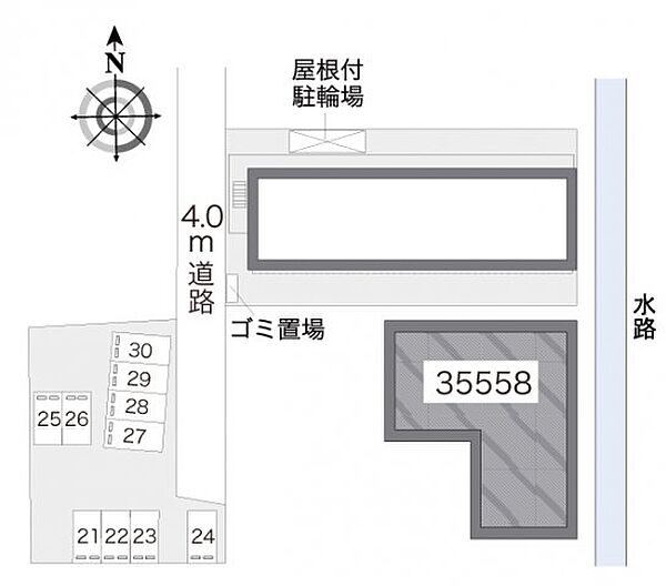 レオパレスＫ　ＣＯＵＲＴ 205｜香川県高松市木太町(賃貸アパート1K・2階・23.18㎡)の写真 その3