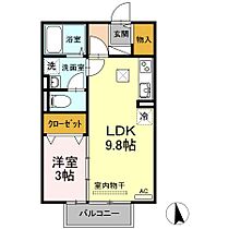 香川県高松市松島町3丁目28-28（賃貸アパート1LDK・1階・33.39㎡） その2