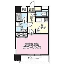 香川県高松市築地町14-3（賃貸マンション1K・3階・33.84㎡） その2