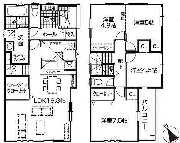 間取りを拡大表示