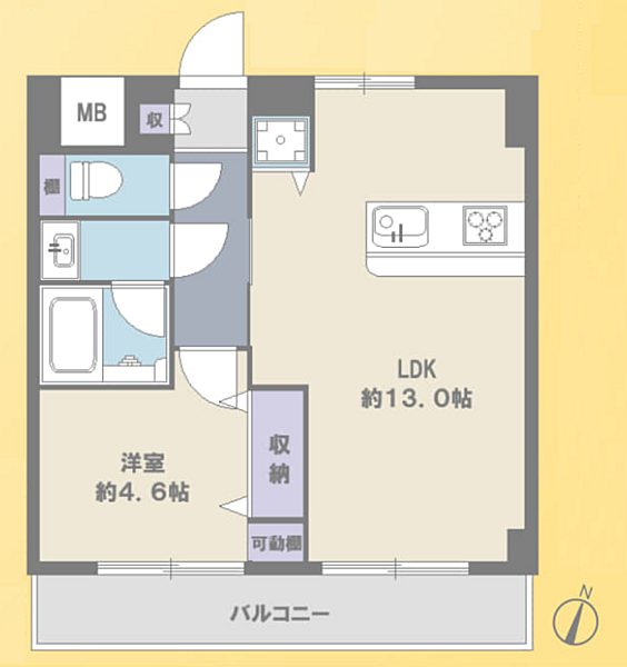 間取りを拡大表示