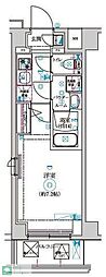セジョリ高井戸II 3階1Kの間取り