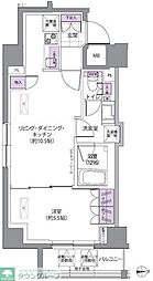 IVYWEST 1LDKの間取図画像
