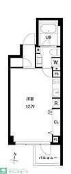 JMF-Residence世田谷三宿 ワンルームの間取図画像