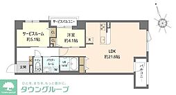 瑞雲 1SLDKの間取図画像