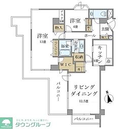 howffRELAX三軒茶屋 2LDKの間取図画像