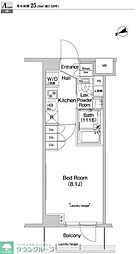 プラウドフラット代々木八幡 1DKの間取図画像