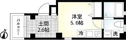 FlatK ワンルームの間取図画像