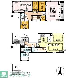 HIROOTERRACE 2LDKの間取図画像