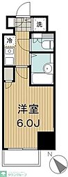 ロイヤルアメニティ池尻大橋 1Kの間取図画像