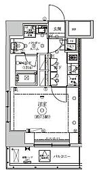 セジョリ駒込西ヶ原 1Kの間取図画像