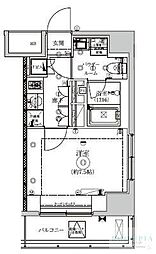セジョリ駒込西ヶ原 1Kの間取図画像