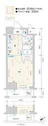 MAINSTAGE市ヶ谷曙橋 1Kの間取図画像
