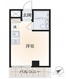 グレイス戸塚 ワンルームの間取図画像