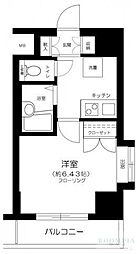 エクセリア池袋ウエスト 1Kの間取図画像